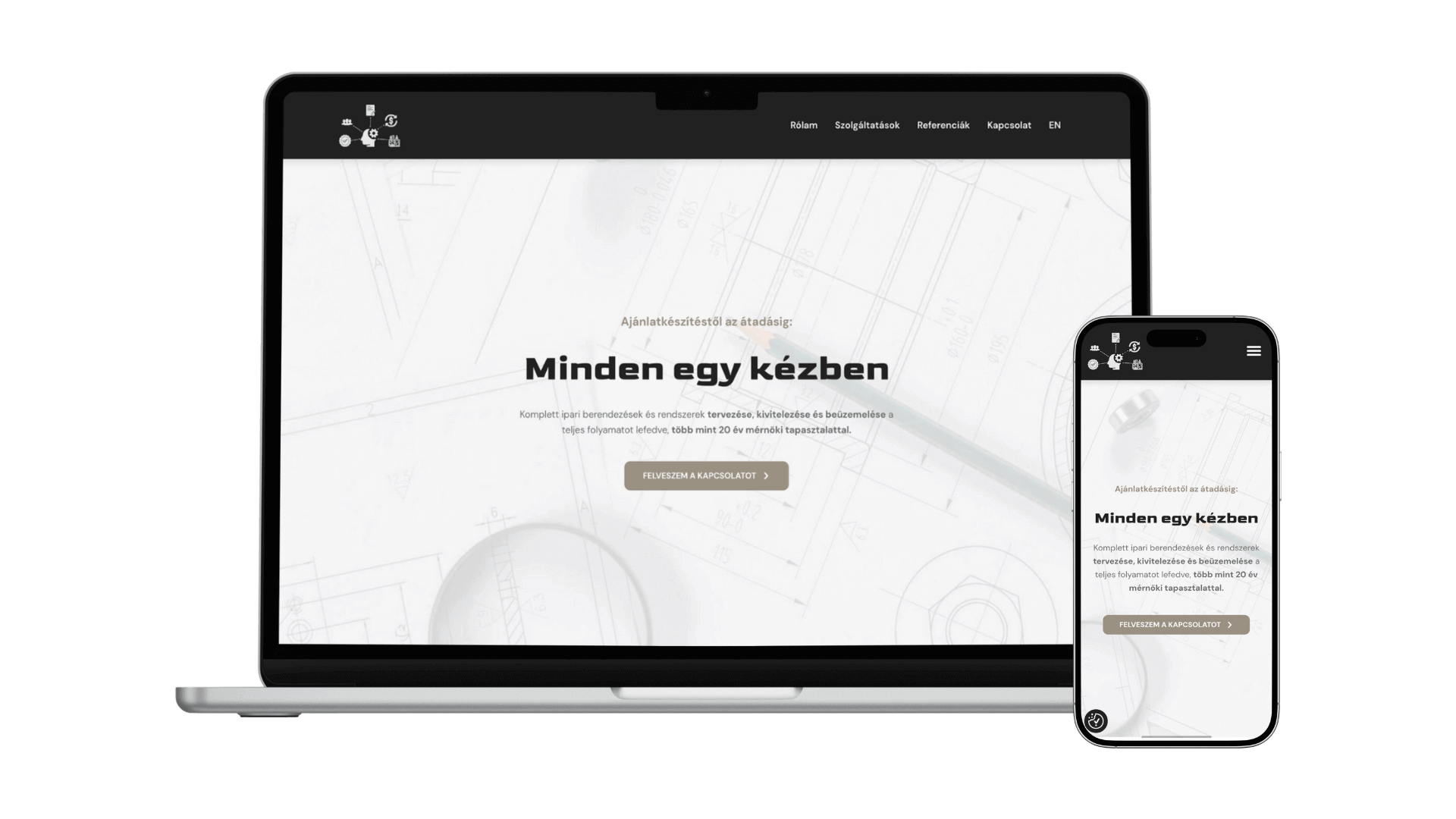 Celgepgyar website mockup